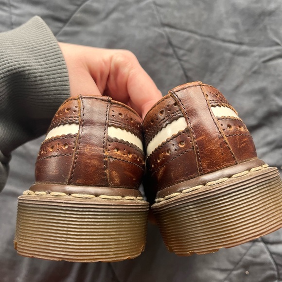 dr martens brown brogues, uk 4, us womens 6, - Picture 4 of 7